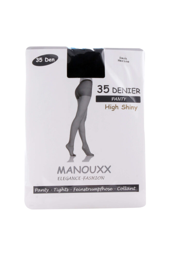 Manouxx Panty Shiny 35 Den Dark Marine