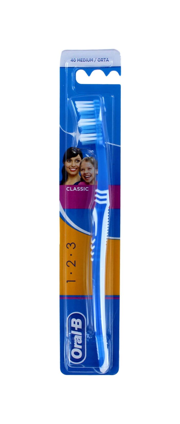 Oral-B Tandenborstel Classic 1.2.3 Medium