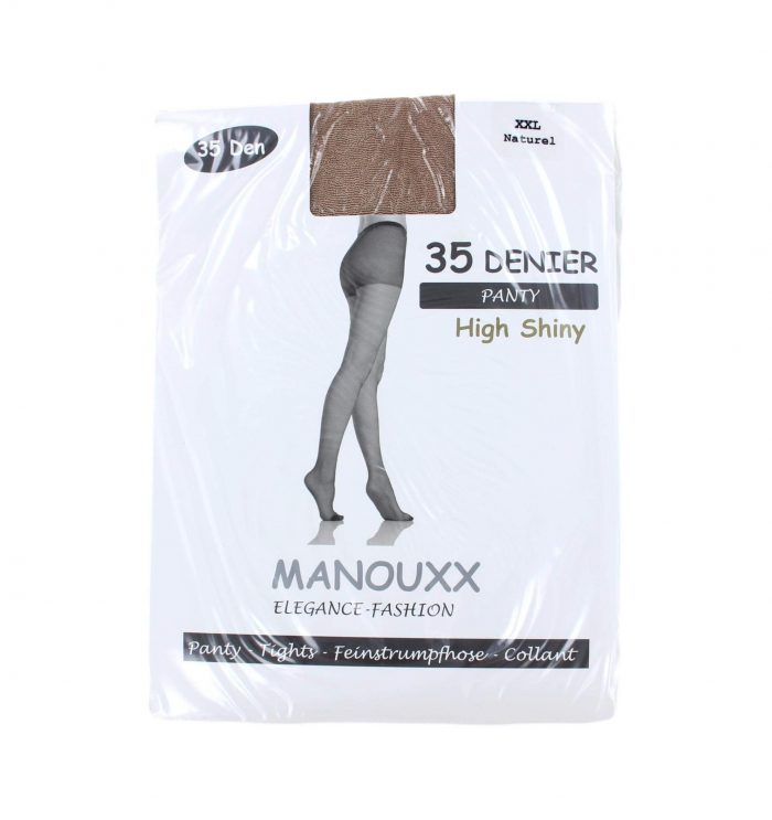 Manouxx Panty Shiny 35 Den Naturel