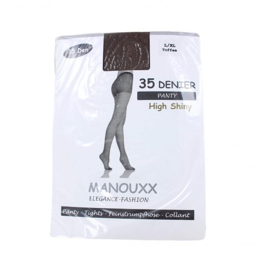 Manouxx Panty Shiny 35 Den Toffee