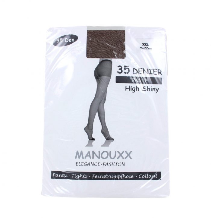 Manouxx Panty Shiny 35 Den Toffee