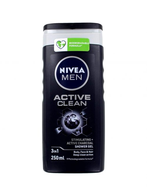 Nivea Men Douchegel Active Clean, 250 ml