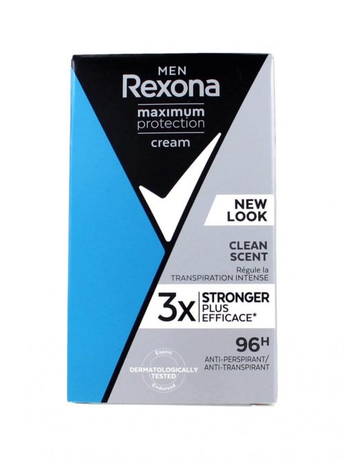 Rexona Men Deodorant Maximum Protection Clean Scent, 45 ml