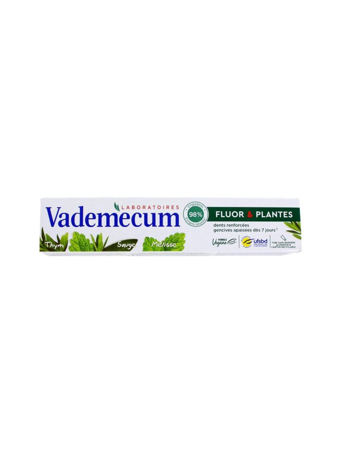 Vademecum Tandpasta Fluor & Planten, 75 ml