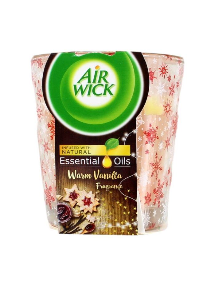 Airwick Geurkaars Essential Oils Warm Vanilla, 105 Gram