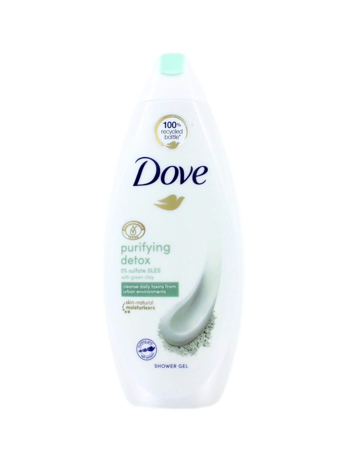 Dove Douchegel Purifying Detox Green Clay, 250 ml