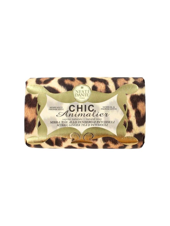 Nesti Dante Handzeepblokje Animalier Bronze Leopard, 250 Gram