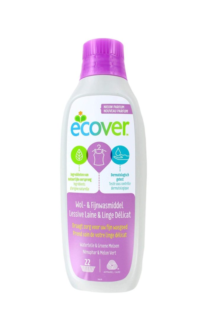 Ecover Vloeibaar Wasmiddel Wol & Fijne Was 22 Wasbeurten, 1000 ml