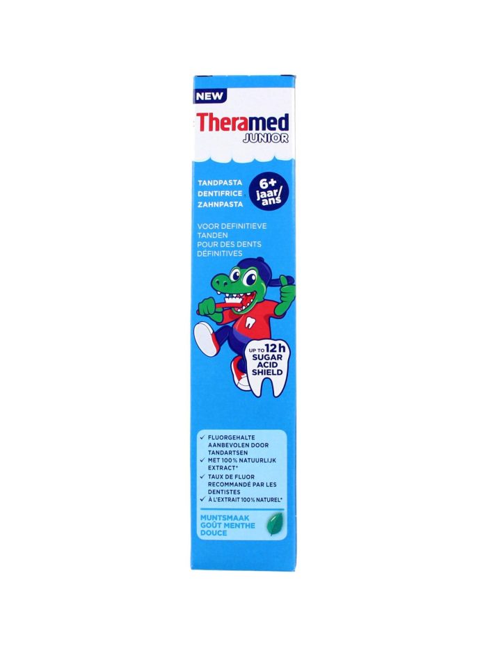 Theramed Tandpasta Junior 6+ Munt, 75 ml