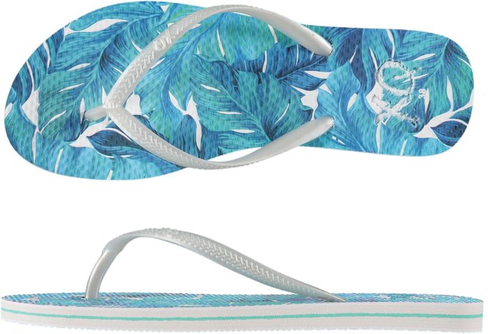 XQ Flipflops Flowers Blue