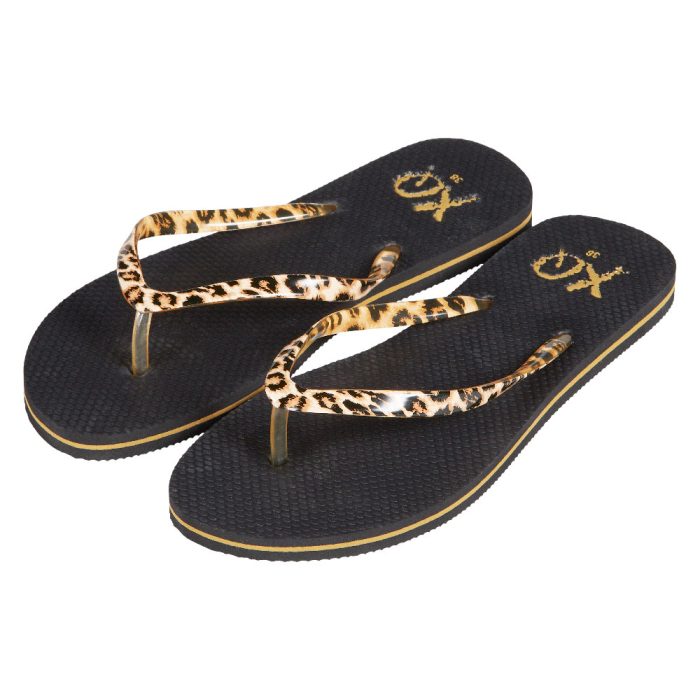 XQ Flipflops Leopard