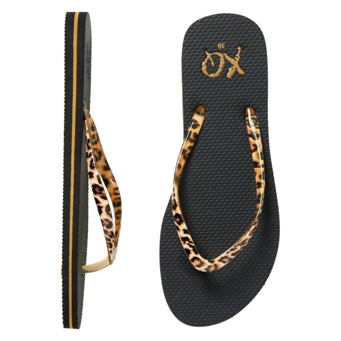 XQ Flipflops Leopard