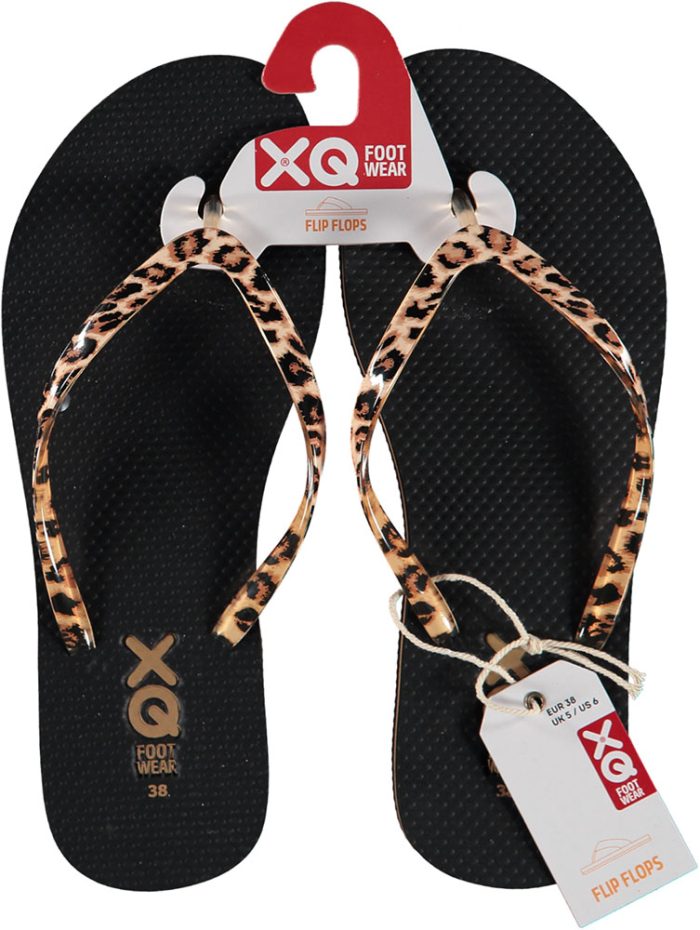 XQ Flipflops Leopard