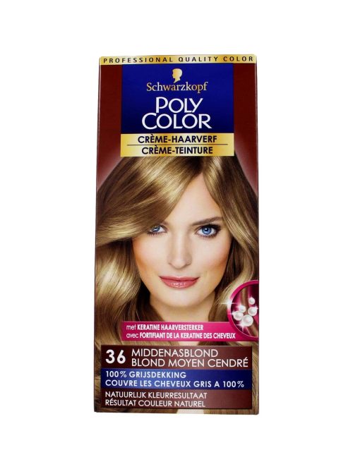 Poly Color Haarverf 36 Midden-asblond
