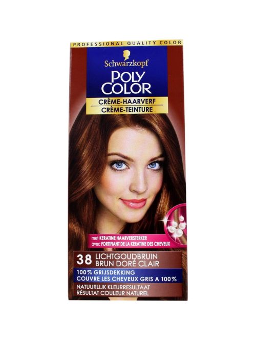 Poly Color Haarverf 38 Licht Goudbruin