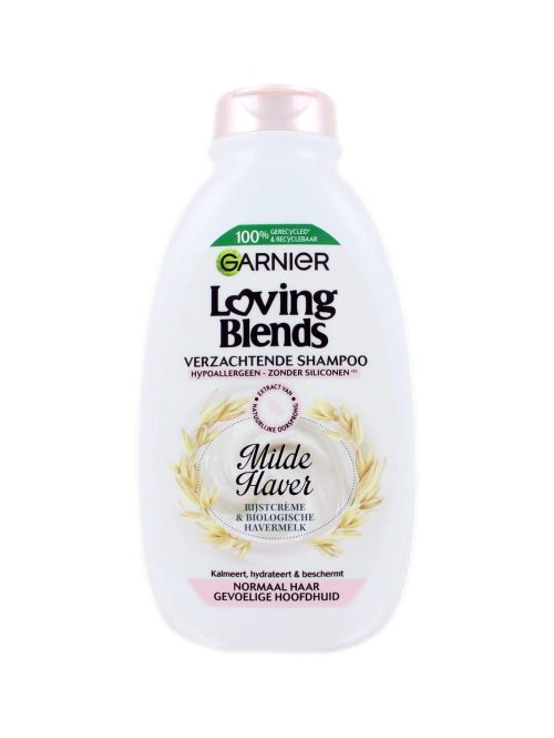 Garnier Loving Blends Shampoo Milde Haver, 300 ml