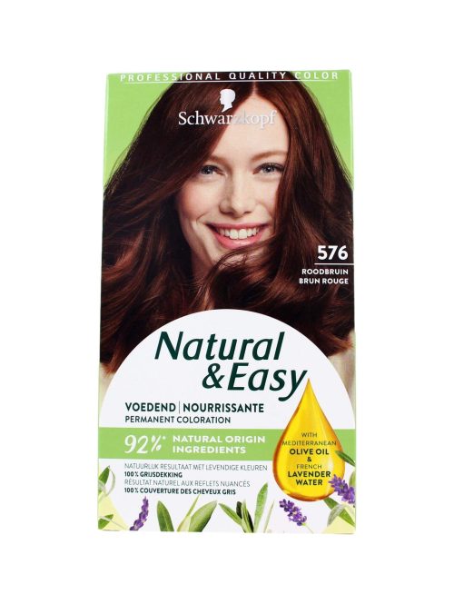 Natural & Easy Haarverf 576 Roodbruin