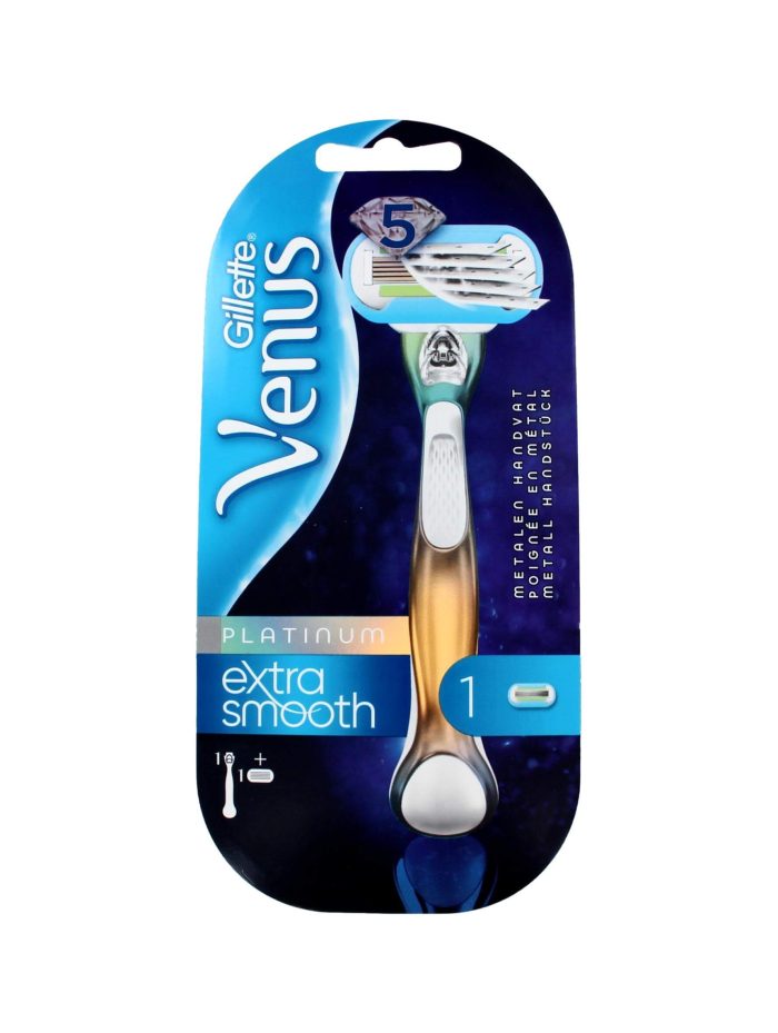 Gillette Venus Extra Smooth Platinum Houder + 1 Mesje