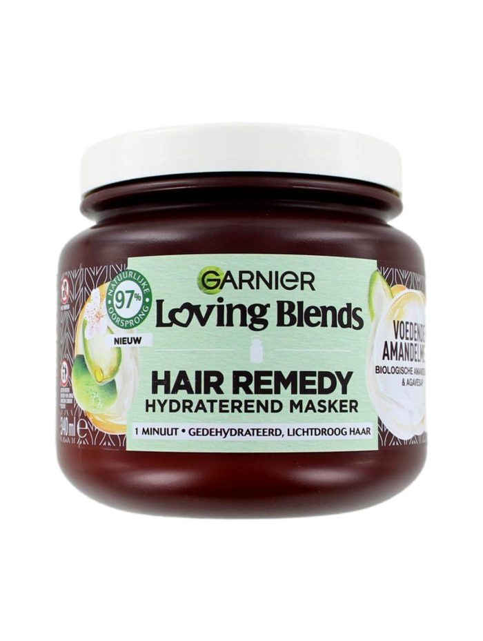 Garnier Loving Blends Haarmasker Voedende Amandelmelk, 340 ml