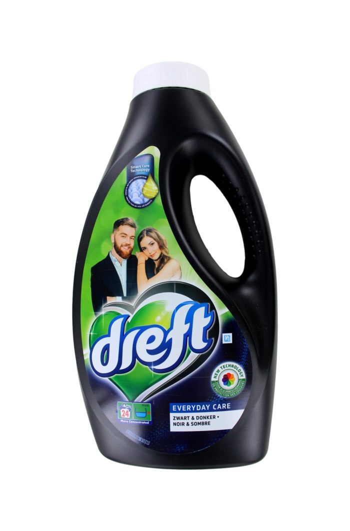 Dreft Vloeibaar Wasmiddel Zwart & Donker 24 Wasbeurten, 1320 ml