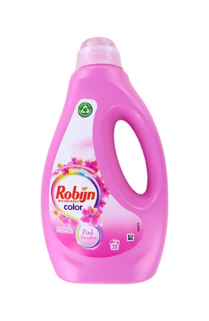 Robijn Vloeibaar Wasmiddel Color Pink Sensation 20 Wasbeurten, 1000 ml