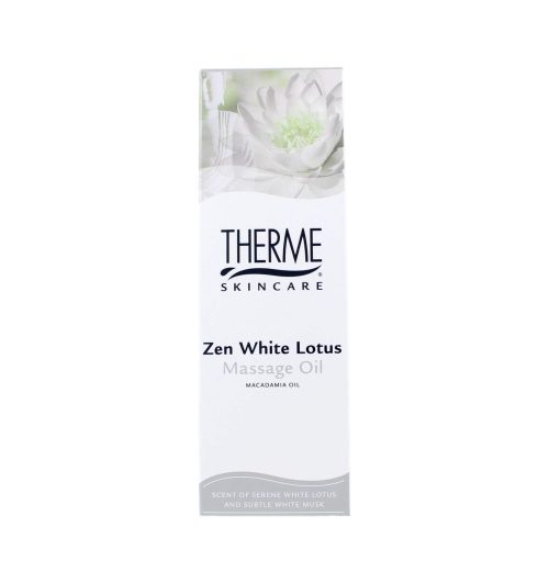 Therme Massage Olie Zen White Lotus, 125 ml
