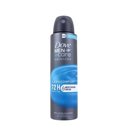 Dove Men+Care Deodorant Spray Clean Comfort 72h, 150 ml