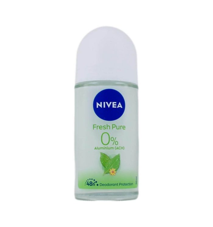 Nivea Deodorant Roller Fresh Pure 0%, 50 ml