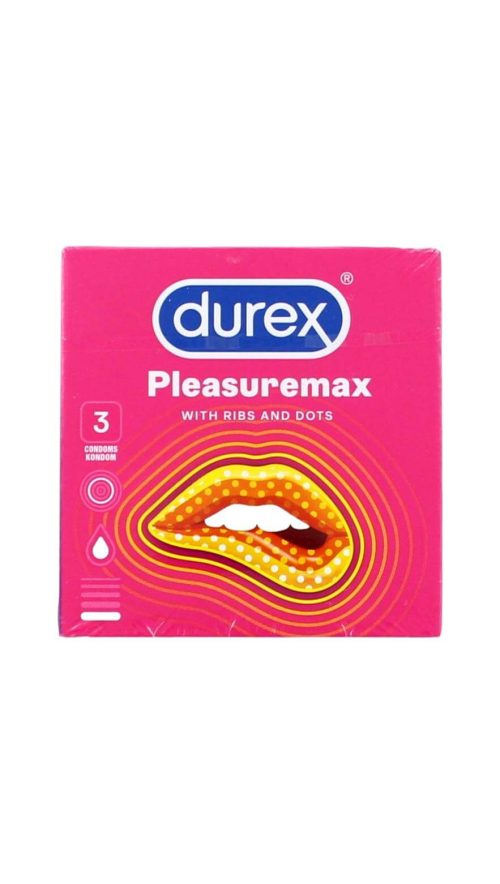 Durex Condooms Pleasuremax, 3 Stuks