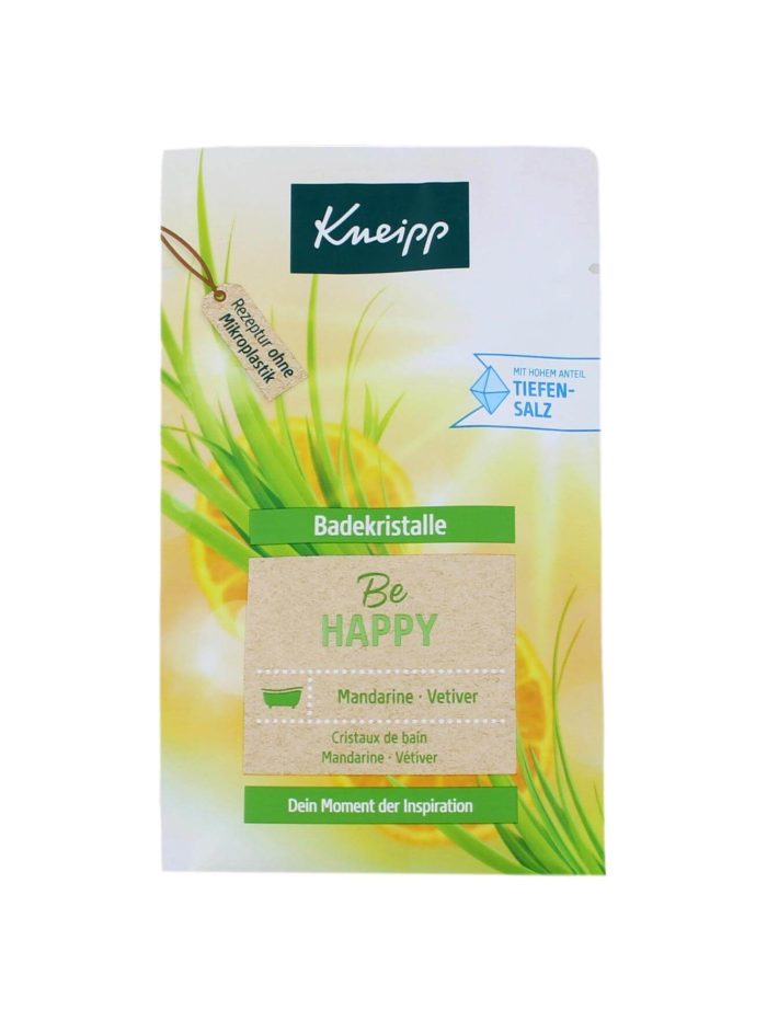 Kneipp Badzout Be Happy Mandarijn Vetiver, 60 Gram