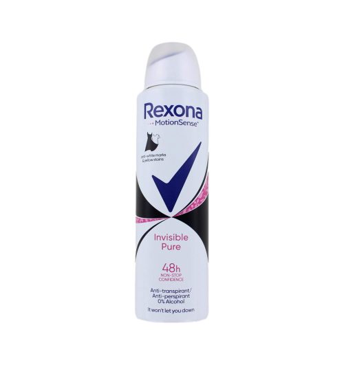 Rexona Deodorant Spray Invisible Pure, 150 ml