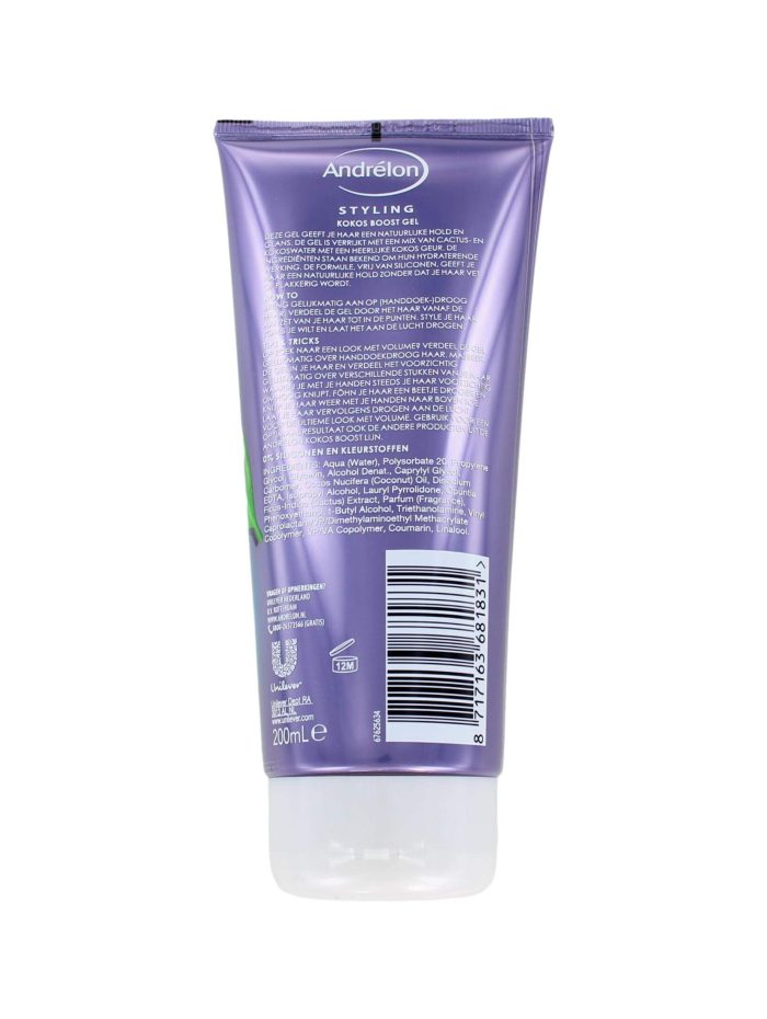 Andrelon Haargel Kokos Boost, 200 ml