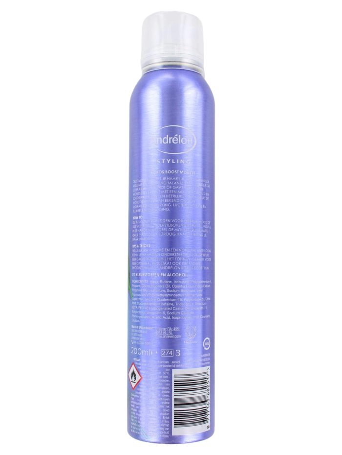Andrelon Mousse Kokos Boost, 200 ml