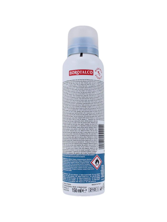 Borotalco Deodorant Spray Invisible, 150 ml