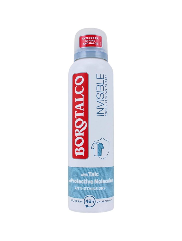 Borotalco Deodorant Spray Invisible, 150 ml