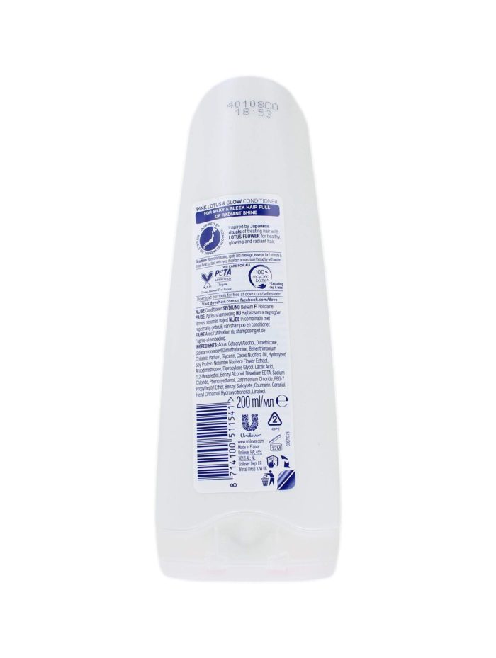 Dove Conditioner Pink Lotus & Glow, 200 ml