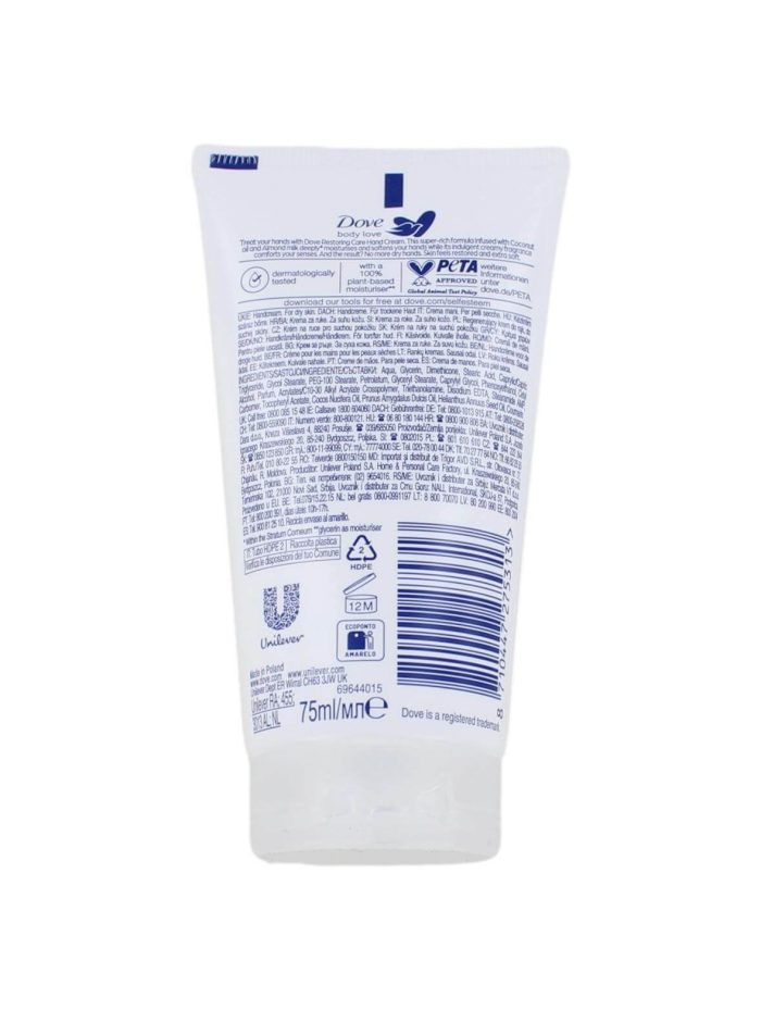 Dove Handcreme Nourishing Secrets Restoring Ritual, 75 ml