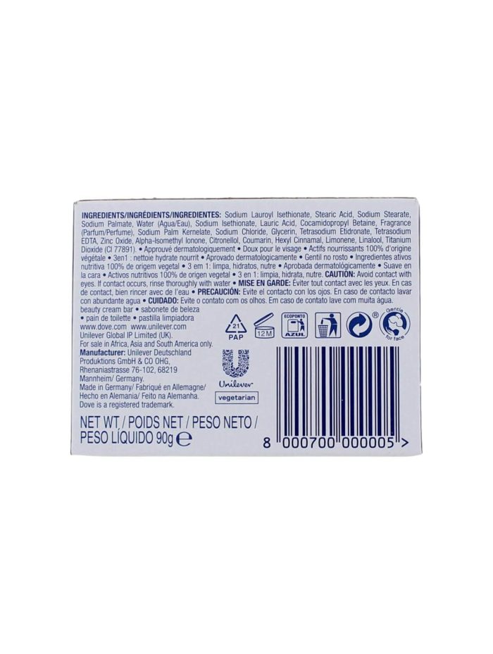 Dove Handzeepblokje Beauty Cream, 90 Gram
