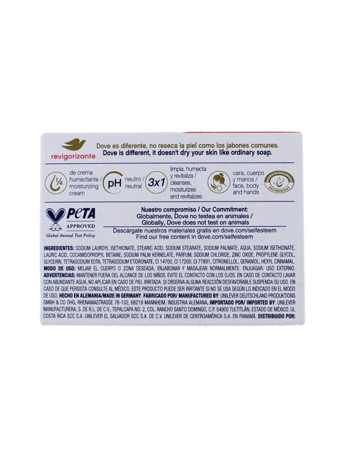 Dove Handzeepblokje Revigorizante, 90 Gram