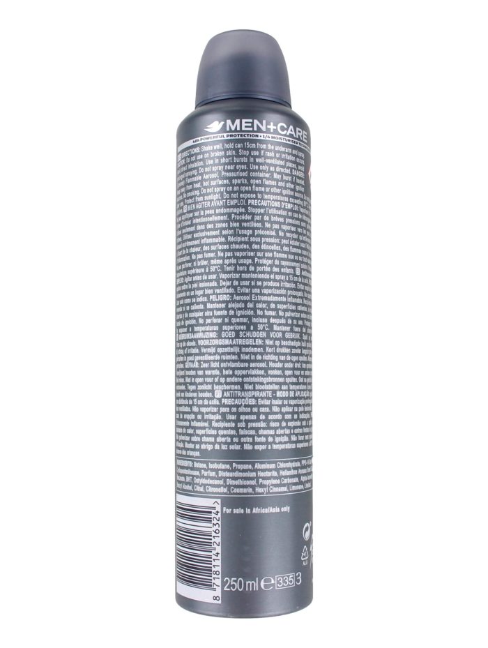 Dove Men+Care Deodorant Spray Clean Comfort, 250 ml