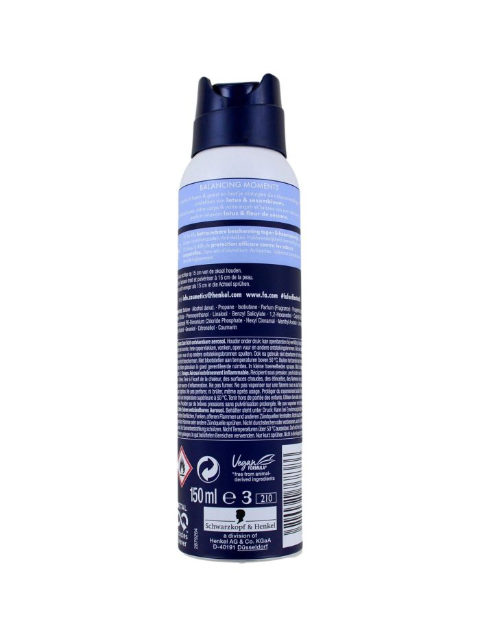 Fa Deodorant Spray Balancing Moments, 150 ml