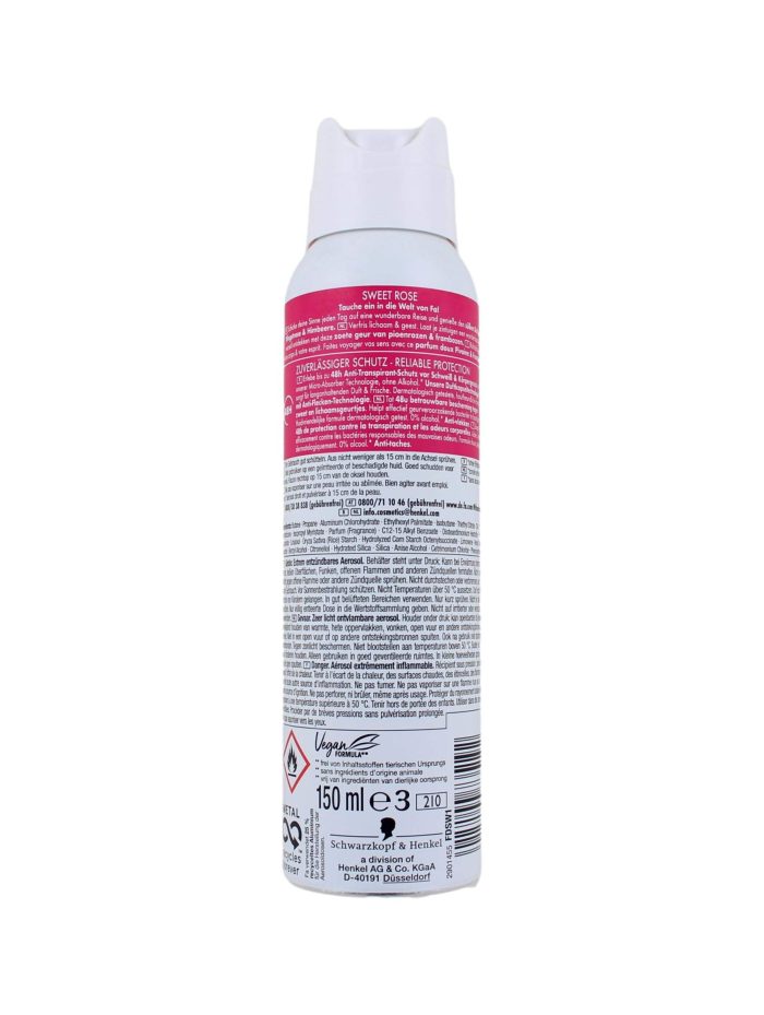 Fa Deodorant Spray Sweet Rose, 150 ml