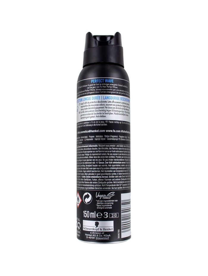 Fa Men Deodorant Spray Perfect Wave, 150 ml