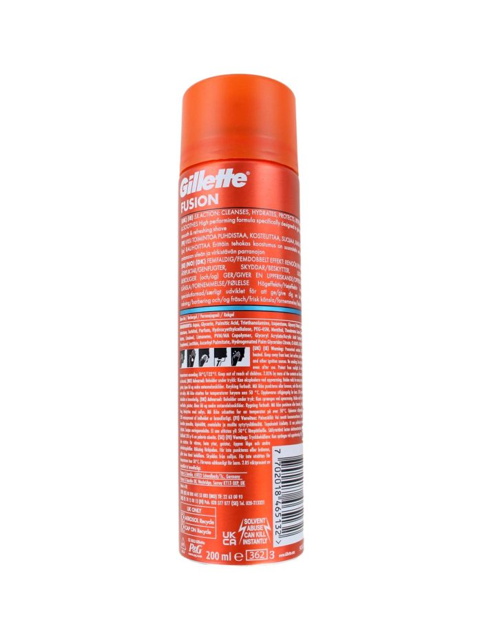 Gillette Scheergel Fusion5 Ultra Moisturizing, 200 ml