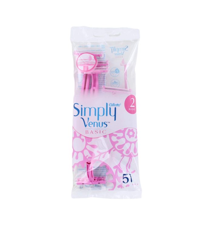 Gillette Venus Wegwerpscheermesjes Simply, 5 Stuks