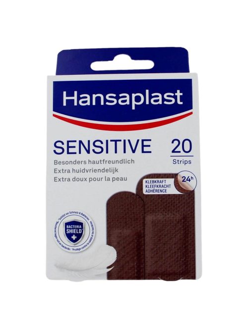 Hansaplast Pleisters Sensitive Dark, 20 Strips