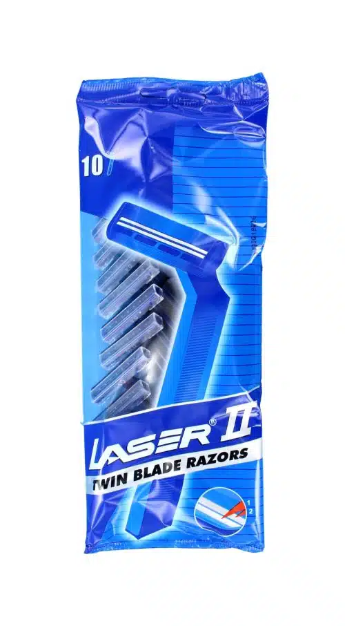 Laser II Wegwerpscheermesjes, 10 Stuks