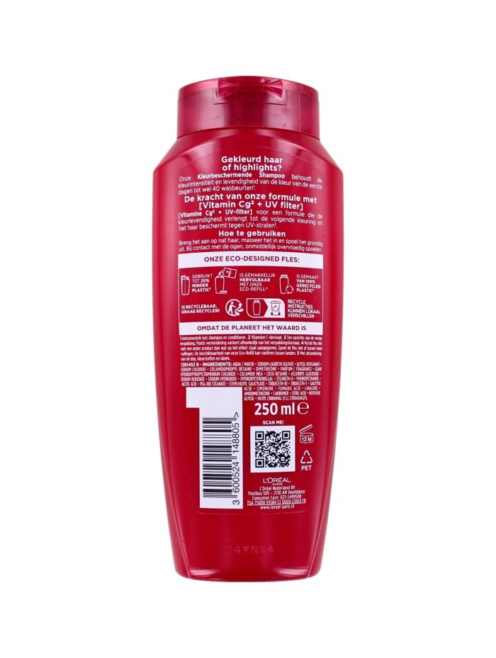 L'Oreal Elvive Shampoo Color-Vive, 250 ml