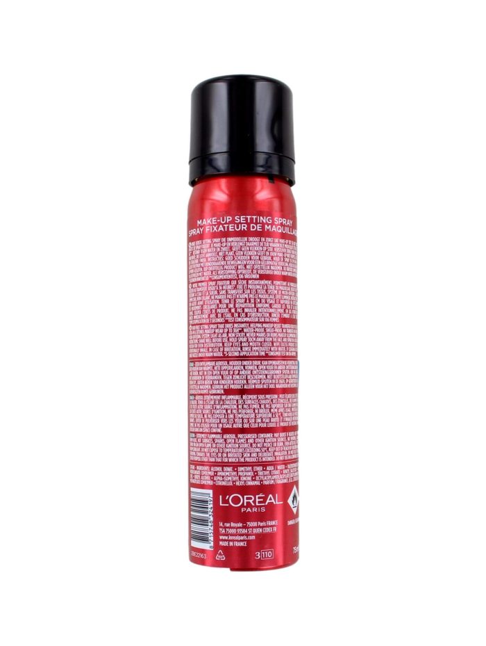 L'Oreal Paris Setting Mist Spray Infailible 3-Second, 75 ml