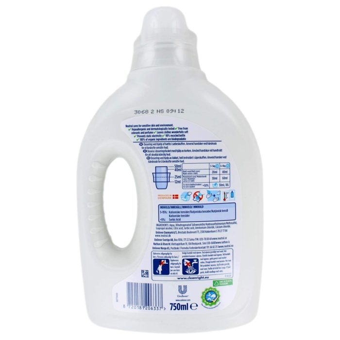 Neutral Wasverzachter Sensitive Skin 37 Wasbeurten, 750 ml